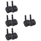  8 pcs Furniture Caster Wheels Small Chair Wheels Replacements Desk Chair Wheels