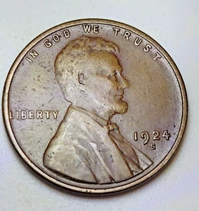 1924 S LINCOLN CENT - Picture 1 of 2