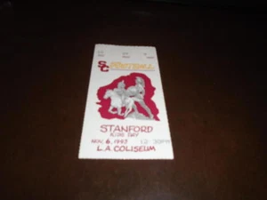 1993 STANFORD AT USC FOOTBALL TICKET STUB EX-MINT - Bild 1 von 2