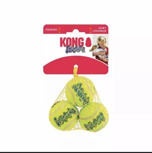 KONG SqueakAir Dog Tennis Balls - Squeaky Fetch Dog Toy -  Toy - XS - Picture 1 of 2