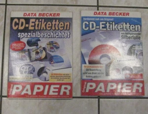 Data Becker- 60 x CD-Etiketten spezialbeschichtet & 20x hochgl. Silberfolie OVP - Bild 1 von 6