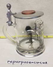 Molson Canadian Commemorative Beer Stein w/ Lid - Made in W Germany 1786 - 1986
