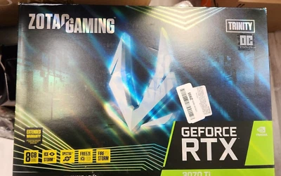 ZOTAC GAMING GeForce RTX 3070 Ti Trinity OC 8GB GDDR6X Graphics Card Open box - Image 1 of 2