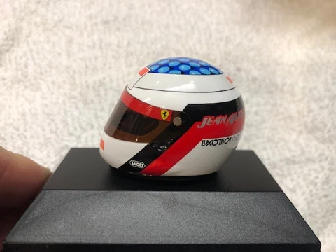 Minichamps 1/8 Jean Alesi Ferrari Helmet model brand new old stock perfect cond Cover
