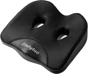 Seat Cushion Pillow,100% Memory Foam and Washable Cover,for Black - Picture 1 of 6