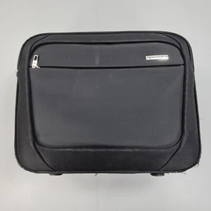 Samsonite Cabin Bag Black Wheeled Carry On Luggage Business Laptop Case Travel - Picture 1 of 12
