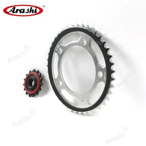 Piñón delantero acolchado de goma 15T + trasero 41T para Honda CBR500R ABS 2013-2018 - Imagen 1 de 14