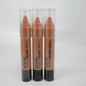 NYX Simply NUDE Crema labbra (01 PESCHE) 3 g/0,11 once (3 PEZZI) - Foto 1 di 1