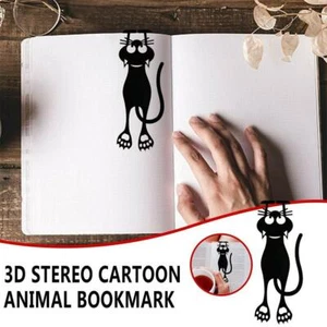 1PS 3D Stereo Kawaii Cartoon Lovely Animal Bookmark FAST Gift S1K5 Bookmark U4E3 - Picture 1 of 8