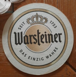 Warsteiner Das Einzig Wahre Rückseite Familientradition seit 1753 Foto Text - Bild 1 von 2