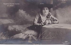 Madame Charles Cahier als "Carmen" - Leiser Nr. 4181 - orig. signiert "ca. 1930" - Bild 1 von 2
