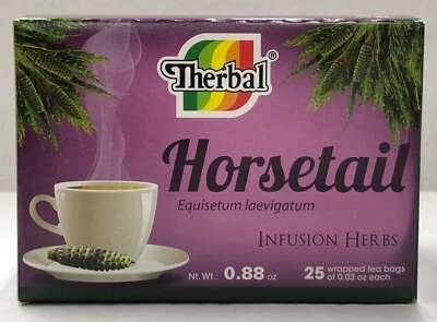 Therbal Te Cola de Caballo Tea Horsetail Infusion Herbs 25 bags