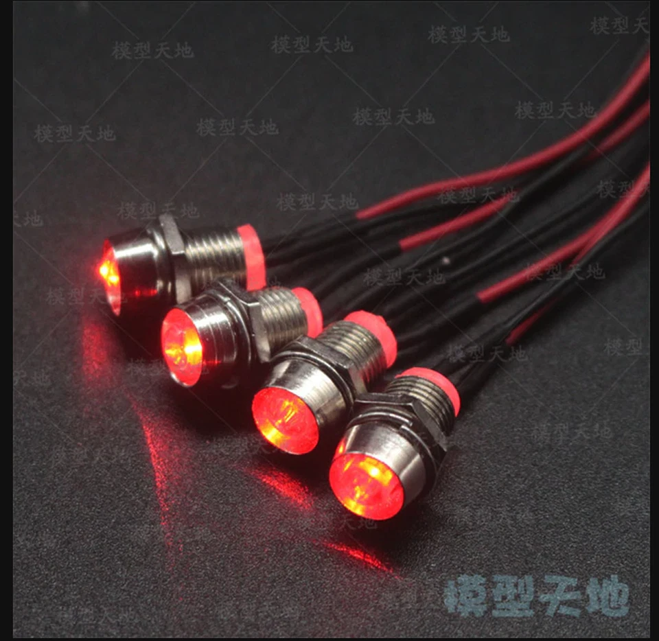 Rc Car 4pcs Led Lights For Tamiya tt01 tt02 cc01 cw01 XV01 m05 m06 - Image 1 of 1