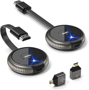 AIMIBO Wireless HDMI Transmitter and Receiver Kit 4K, Casting 2.4/5GHz Stable Vi - Picture 1 of 6