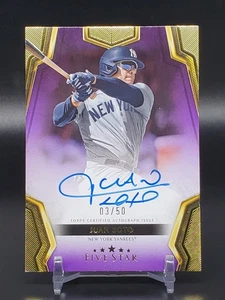 2024 Topps Five Star Juan Soto Purple Auto /50 New York Yankees FSA-JS - Bild 1 von 2
