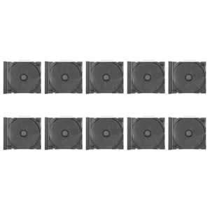 10 Pcs Boîte À Disque CD En Plastique Boîtier De Stockage Boitier - Afbeelding 1 van 12