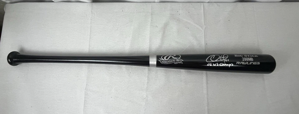 Chase Utley Phillies Signed Inscribed Rawlings Big Stick Baseball Bat JSA COA - Image 1 of 4
