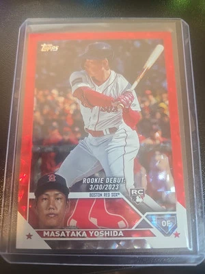 2023 Topps Update Series - Rookie Debut Red Foil #US5 Masataka Yoshida /199 (RC) - Image 1 of 2