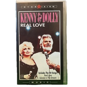 Kenny Rogers & Dolly Parton - Real Love - VHS Video - Free Postage - Picture 1 of 5
