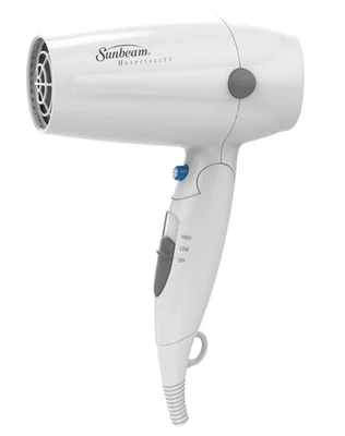 Sunbeam HD3005-001 White Folding Hand Held 2-Speed Hair Dryer - Image 1 of 2