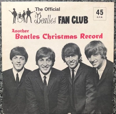 Beatles Another Christmas Record Fan club Flexi 1964 Lyn 757 + envelope + Insert - Image 1 of 4