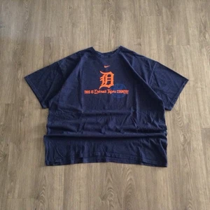 Camisa Nike De Colección Detroit Tigers Para Hombre XXL Naranja Centro Swoosh 00s Y2K - Imagen 1 de 9