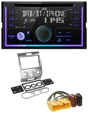 JVC MP3 USB 2DIN DAB Bluetooth CD Autoradio für Ford Ranger 2AB 2007 2011 - Bild 1 von 4