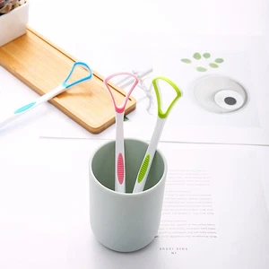 6 Pcs Oral Tongue Cleaner Scraper Material for Halitosis Prevention - Picture 1 of 11