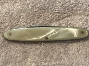 Vintage Richartz Two Blade Pearl Knife, Whale Brand - Picture 1 of 5