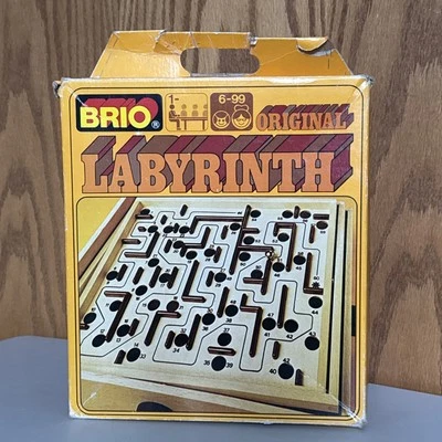 Brio Wooden Labyrinth Original Game No. 35310 Original Vintage Box [ ONE BALL ] - Image 1 of 4