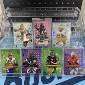 Wild Card 5 Card Draw Stacked Deck Bundle Jalen Hurts Roethlisberger Antwann /1 - Picture 1 of 15
