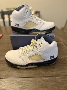 Size 13W 11.5M- Jordan 5 x A Ma Maniere Mid Light Bone “small defects” - Picture 1 of 11