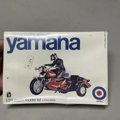 ENTEX Japan 1/25 KAWASAKI Sidecar -NUOVO -  Kit Da Montare N.8618Y  Vintage - Immagine 1 di 3