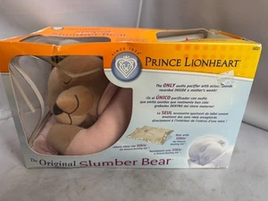 Peluche Prince Lionheart Slumber Pink PJ Bear con útero corazones sonidos nuevo SELLADO - Imagen 1 de 8