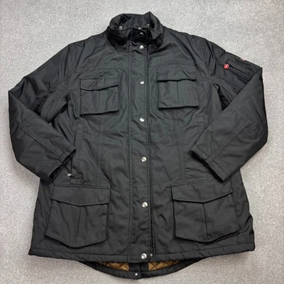 Wellensteyn Jacket Womens 2XL XXL Black Military Utility Lined Outdoor Coat Lady - Image 1 of 4