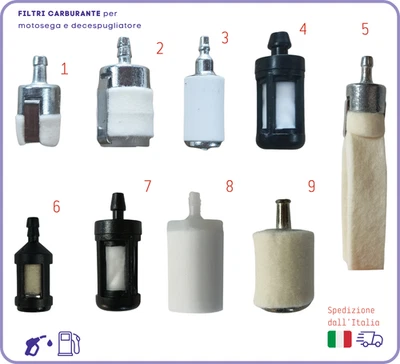 sostituzione FILTRO benzina per DECESPUGLIATORE motosega STIHL ALPINA KAWASAKI
