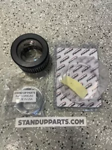 Mikuni SBN 46 Carburetor Carb Air Filter Adaptor adapter w/ Flame arrestor BLACK - Picture 1 of 1