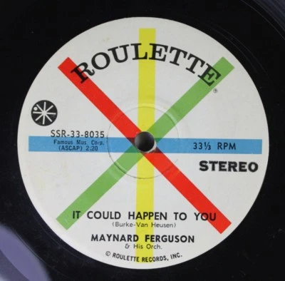 Jazz 33 Rpm 45 Maynard Ferguson - It Could Happen To You / The Party'S Over On R - Image 1 of 2