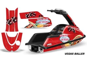 Graphic Decals Stickers Yamaha Superjet Jetski Round Nose VEGAS BALLER R - Picture 1 of 2