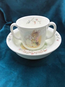 Vintage Beatrix Potter Tasse und Schale Royal Albert Hunca Hunca Maus Jeremy Fisher - Bild 1 von 9
