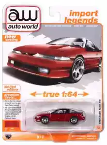 Red 1990 Eagle Talon TSi Auto World Die-cast 1:64 - Picture 1 of 4