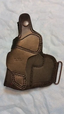 Akar Black Nylon Special Belt  IWB/ITP Holster W/ Steel Clip & Thumbrake - Image 1 of 2