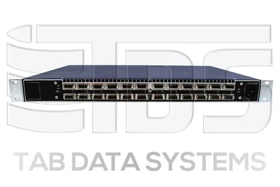 QLogic 9024S Silverstorm 24x Port DDR Infiniband Switch 9024-24FC-STI-DDR - Image 1 of 2