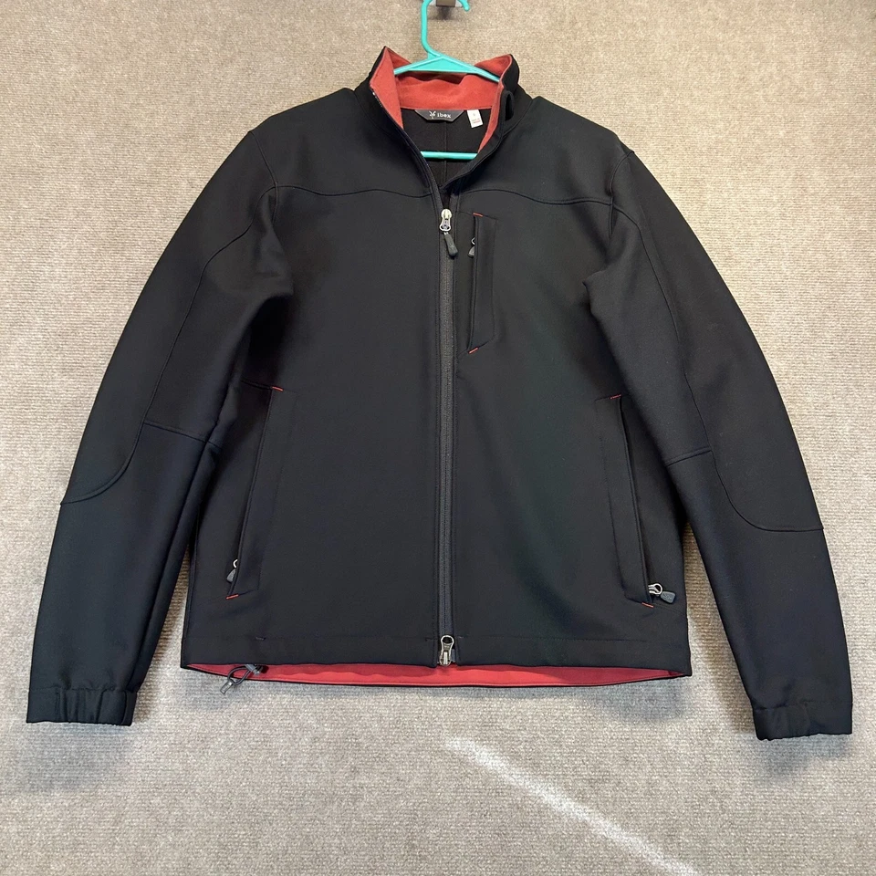 Chaqueta IBEX Peak ClimAwool Para Mujer Pequeña Negra Cremallera Completa Softshell Mezcla Merino Foto 1 de 4