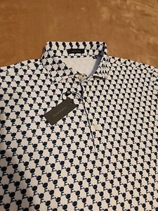 NEW Turtleson Performance Polo Shirt Barbeque BBQ Grills mens MEDIUM - Picture 1 of 5