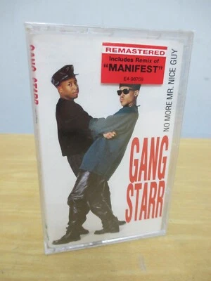 Gang Starr No More Mr. Nice Guy Cassette Tape Remastered *Sealed* - Image 1 of 4