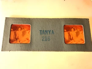 N1-8 RISQUÉ PHOTO SLIDES - STEREO LOCKSLIDE - TANYA #216 - Picture 1 of 2