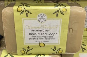 Trader Joe's Lemon-Verbena Verveine-Citron Triple Milled Soap w/ Shea Butter 7oz - Picture 1 of 4