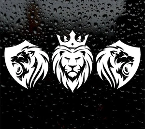 3 LIONS ENGLAND DECAL LOGO CAR VAN VINYL STICKER FOOTBALL - Picture 1 of 3