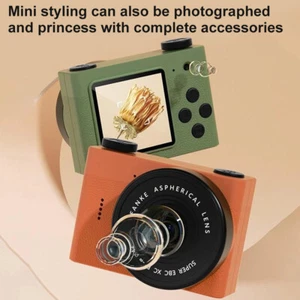 Videoregistratore portatile fotocamera digitale ultra compatta retrò mini fotocamera 1080p - Foto 1 di 30